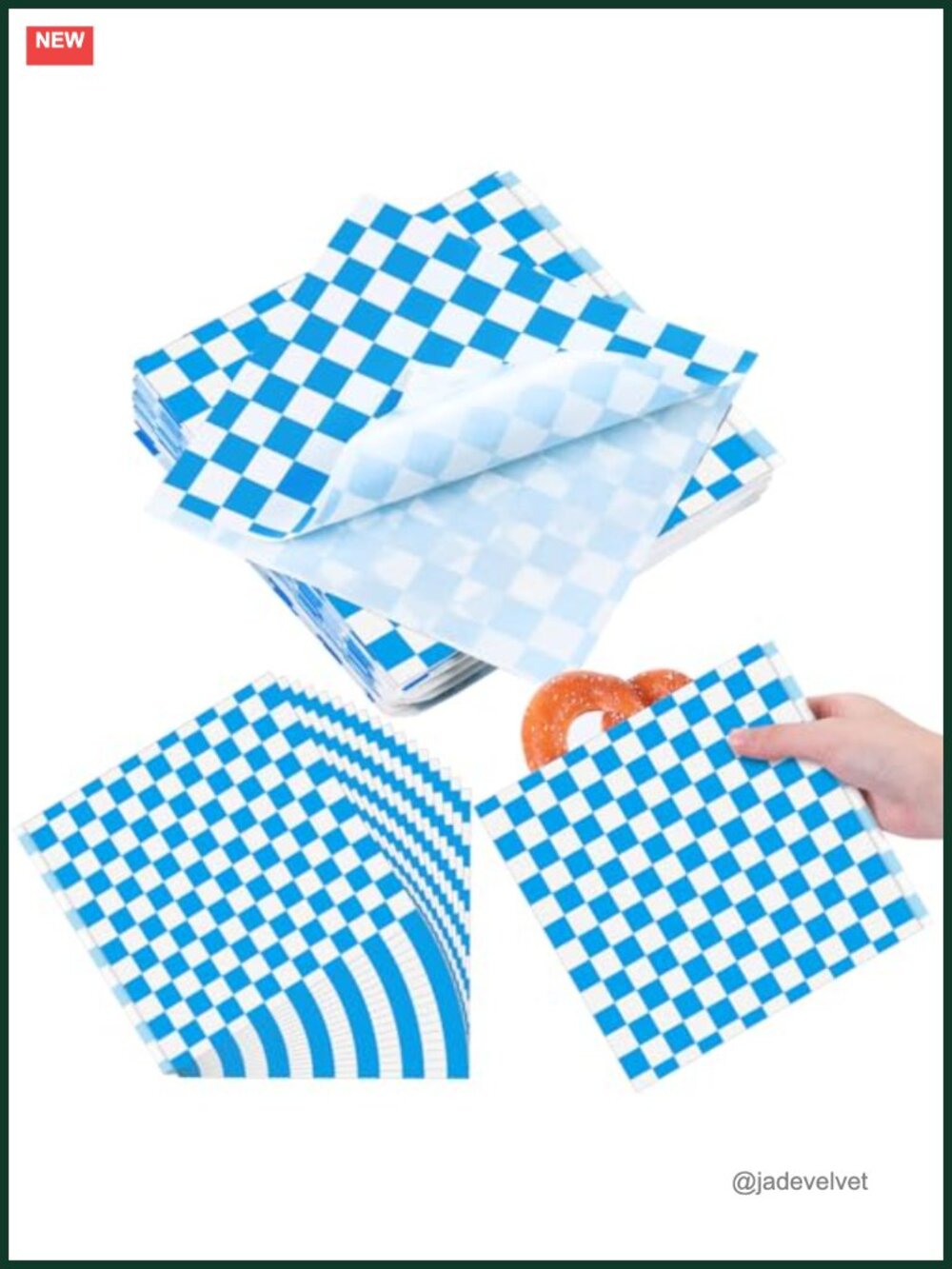 250 Pcs Oktoberfest Pretzel Bags Bavarian Paper Deli Wrappers